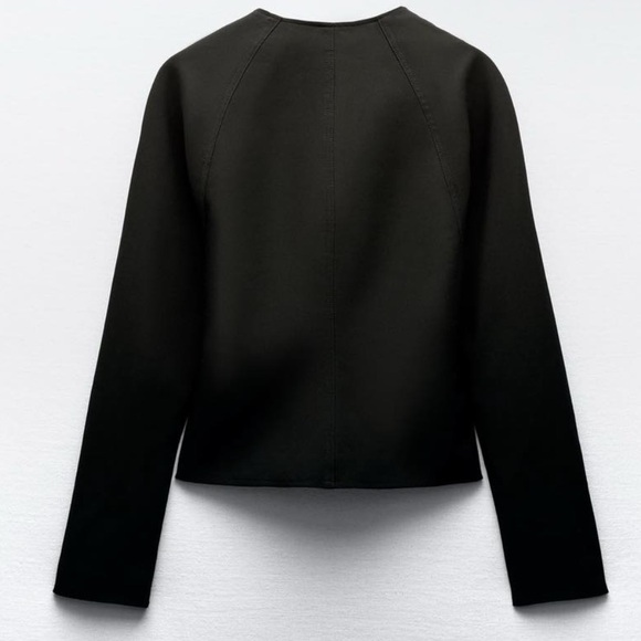 NWT Zara bow front clasp jacket - Picture 3 of 9